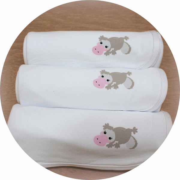 australian baby gifts organic cotton baby blanket with pebbles platypus